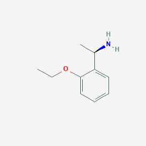 molecular formula C10H15NO B7804518 (1R)-1-(2-ethoxyphenyl)ethan-1-amine 