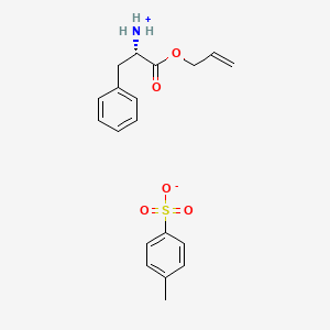 molecular formula C19H23NO5S B7804529 4-Methylbenzenesulfonate;[(2S)-1-oxo-3-phenyl-1-prop-2-enoxypropan-2-yl]azanium 