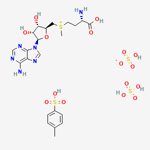 molecular formula C22H34N6O16S4 B7804544 S-Adenosyl-L-Methionine Disulfate p-toluenesulfonate 