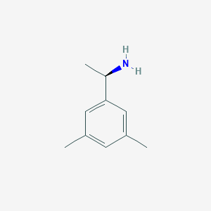 molecular formula C10H15N B7804579 (1R)-1-(3,5-Dimethylphenyl)ethylamine CAS No. 737713-28-9