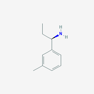 molecular formula C10H15N B7804593 (R)-1-(m-Tolyl)propan-1-amine 