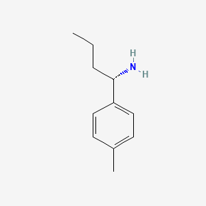 molecular formula C11H17N B7804639 (S)-1-(p-Tolyl)butan-1-amine 