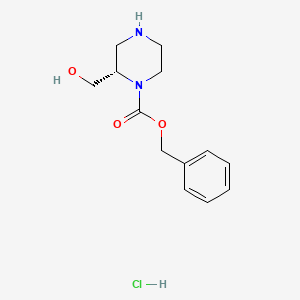 Benzyl (S)-2-(hydroxymethyl)piperazine-1-carboxylate hydrochloride