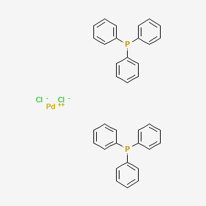 molecular formula C36H30Cl2P2Pd B7804692 Bis(triphenylphosphine)palladium(II) chloride 
