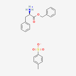 molecular formula C23H25NO5S B7804723 4-Methylbenzenesulfonate;[(2R)-1-oxo-3-phenyl-1-phenylmethoxypropan-2-yl]azanium 