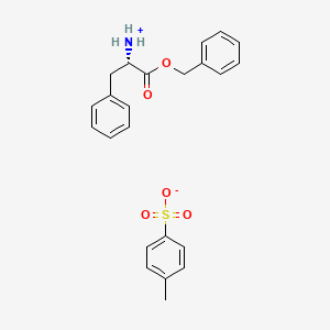 4-methylbenzenesulfonate;[(2S)-1-oxo-3-phenyl-1-phenylmethoxypropan-2-yl]azanium