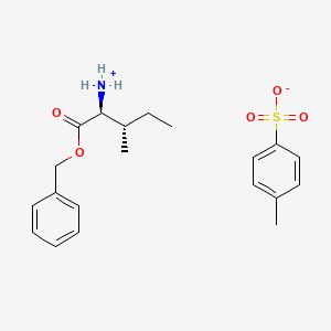 molecular formula C20H27NO5S B7804737 4-methylbenzenesulfonate;[(2S,3S)-3-methyl-1-oxo-1-phenylmethoxypentan-2-yl]azanium 