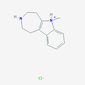 molecular formula C13H17ClN2 B7804795 6-Methyl-1,2,3,4,5,6-hexahydroazepino(4,5-b)indole hydrochloride 