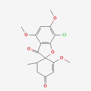 (5'R)-7-chloro-3',4,6-trimethoxy-5'-methylspiro[1-benzofuran-2,4'-cyclohex-2-ene]-1',3-dione