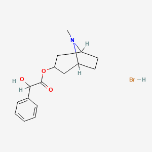 molecular formula C16H22BrNO3 B7804923 DL-Homatropine hydrobromide 