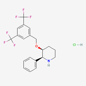 molecular formula C20H20ClF6NO B7805048 L-733,060 hydrochloride 