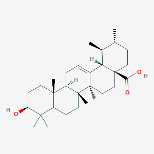 (1S,2R,4aS,6aS,6bR,10S,12aR,12bR,14bS)-10-hydroxy-1,2,6a,6b,9,9,12a-heptamethyl-1,2,3,4,4a,5,6,6a,6b,7,8,8a,9,10,11,12,12a,12b,13,14b-icosahydropicene-4a-carboxylic acid