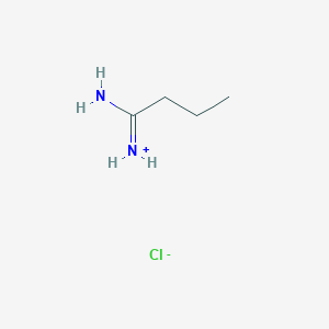 molecular formula C4H11ClN2 B7805219 Butyramidine, hydrochloride 