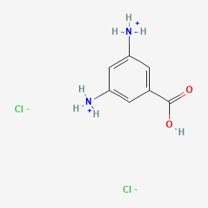 molecular formula C7H10Cl2N2O2 B7805255 Benzoic acid, 3,5-diamino-, hydrochloride (1:2) 