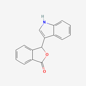 molecular formula C16H11NO2 B7805286 3-(1H-吲哚-3-基)-2-苯并呋喃-1(3H)-酮 CAS No. 6936-87-4