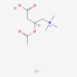 molecular formula C9H18ClNO4 B7805353 Acetyl dl-carnitine chloride CAS No. 1219093-38-5