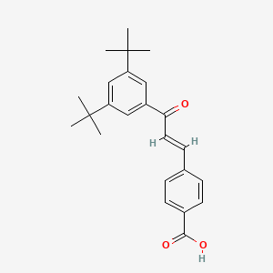 molecular formula C24H28O3 B7805365 3,5-Di-tert-butylchalcone CAS No. 95906-67-5
