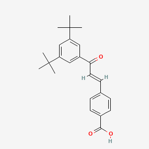 molecular formula C24H28O3 B7805365 CH 55 CAS No. 95906-67-5