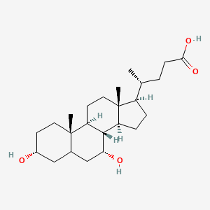 molecular formula C24H40O4 B7805367 3a,7a-Dihydroxycholanoic acid CAS No. 30634-99-2