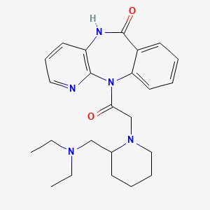 molecular formula C24H31N5O2 B7805381 Otenzepad CAS No. 100158-38-1