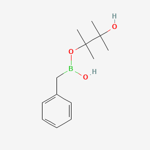 Benzyl-(3-hydroxy-2,3-dimethylbutan-2-yl)oxyborinic acid
