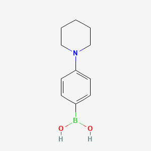molecular formula C11H16BNO2 B7805419 (4-(Piperidin-1-yl)phenyl)boronic acid 