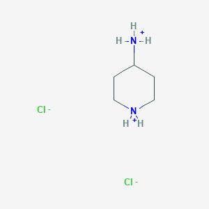 molecular formula C5H14Cl2N2 B7805435 Piperidin-1-ium-4-ylazanium;dichloride 