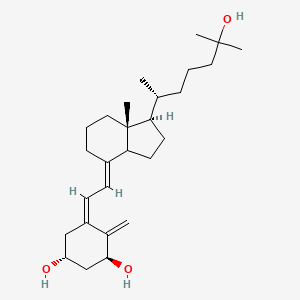 molecular formula C27H44O3 B7805450 (1R,3S,Z)-5-((E)-2-((1R,7AR)-1-((R)-6-hydroxy-6-methylheptan-2-yl)-7a-methylhexahydro-1H-inden-4(2H)-ylidene)ethylidene)-4-methylenecyclohexane-1,3-diol 