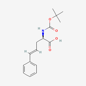 molecular formula C16H21NO4 B7805557 Boc-D-Styrylalanine 