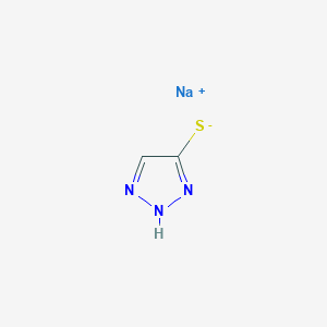 molecular formula C2H2N3NaS B7805576 CID 12851386 