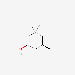 molecular formula C9H18O B7805586 Cyclohexanol, 3,3,5-trimethyl-, (1R,5S)-rel- 