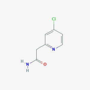 molecular formula C7H7ClN2O B7805600 2-(4-Chloro-2-pyridinyl)acetamide 