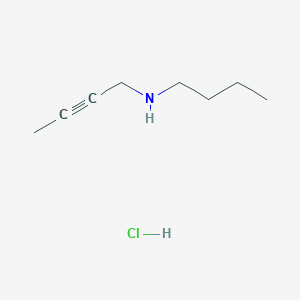 molecular formula C8H16ClN B7805619 Butyl-but-2-ynyl-amine hydrochloride 