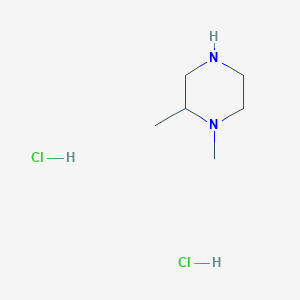 molecular formula C6H16Cl2N2 B7805673 1,2-Dimethylpiperazine Dihydrochloride 