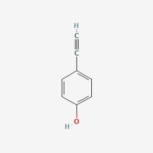 molecular formula C8H6O B7805692 4-Ethynylphenol CAS No. 101052-19-1