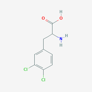 molecular formula C9H9Cl2NO2 B7805703 2-Amino-3-(3,4-dichlorophenyl)propanoic acid CAS No. 59331-62-3