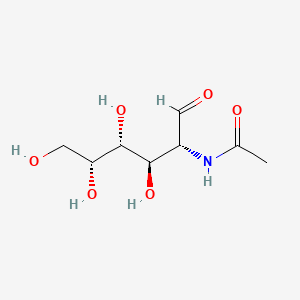molecular formula C8H15NO6 B7805746 N-((2R,3R,4R,5R)-3,4,5,6-Tetrahydroxy-1-oxohexan-2-yl)acetamide CAS No. 6082-29-7