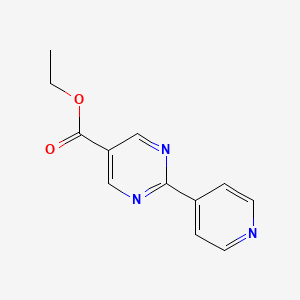 molecular formula C12H11N3O2 B7805770 Ethyl 2-(pyridin-4-YL)pyrimidine-5-carboxylate CAS No. 259807-46-0
