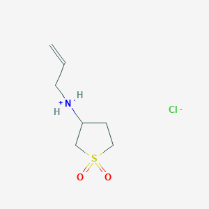 (1,1-Dioxothiolan-3-yl)-prop-2-enylazanium;chloride