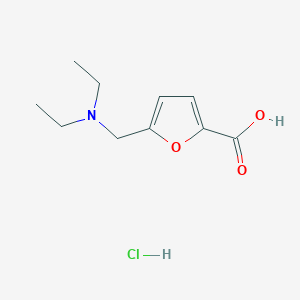 molecular formula C10H16ClNO3 B7805802 5-Diethylaminomethyl-furan-2-carboxylic acid hydrochloride 