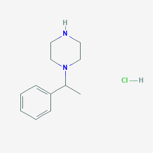 molecular formula C12H19ClN2 B7805807 1-(1-Phenylethyl)piperazine hydrochloride 