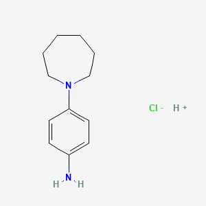 4-(Azepan-1-yl)aniline;hydron;chloride