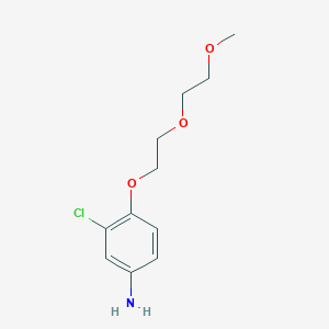 3-Chloro-4-[2-(2-methoxyethoxy)ethoxy]aniline