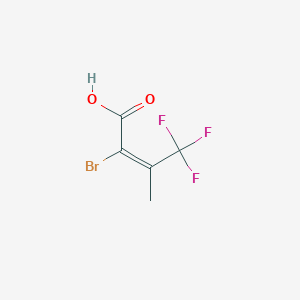 2-Bromo-3-(trifluoromethyl)-2-butenoicacid
