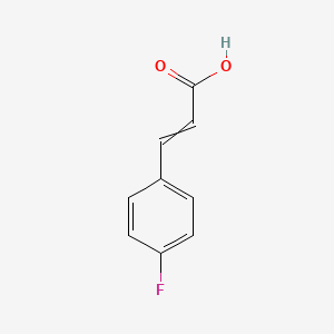 molecular formula C9H7FO2 B7806456 3-(4-氟苯基)丙烯酸 