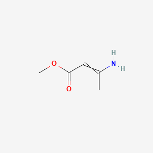 molecular formula C5H9NO2 B7806469 2-Butenoic acid, 3-amino-, methyl ester 