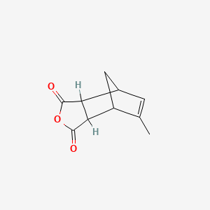 molecular formula C10H10O3 B7806514 5-甲基-5-降冰片烯-2,3-二羧酸酐 CAS No. 117-40-8
