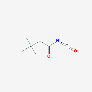 molecular formula C7H11NO2 B7806542 2,2-Dimethylpropanecarbonylisocyanate 