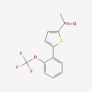 1-(5-(2-(Trifluoromethoxy)phenyl)thiophen-2-yl)ethanone