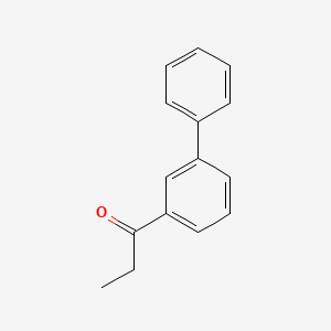 molecular formula C15H14O B7806588 1-(3-Phenylphenyl)propan-1-one 